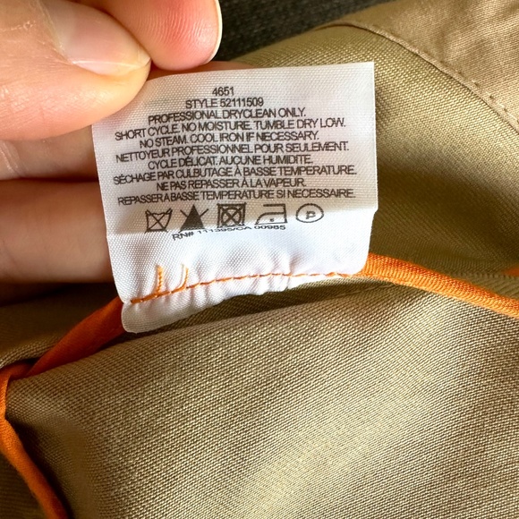 Tory Burch Abrielle Trench Coat Khaki Size 4 - Picture 5 of 8